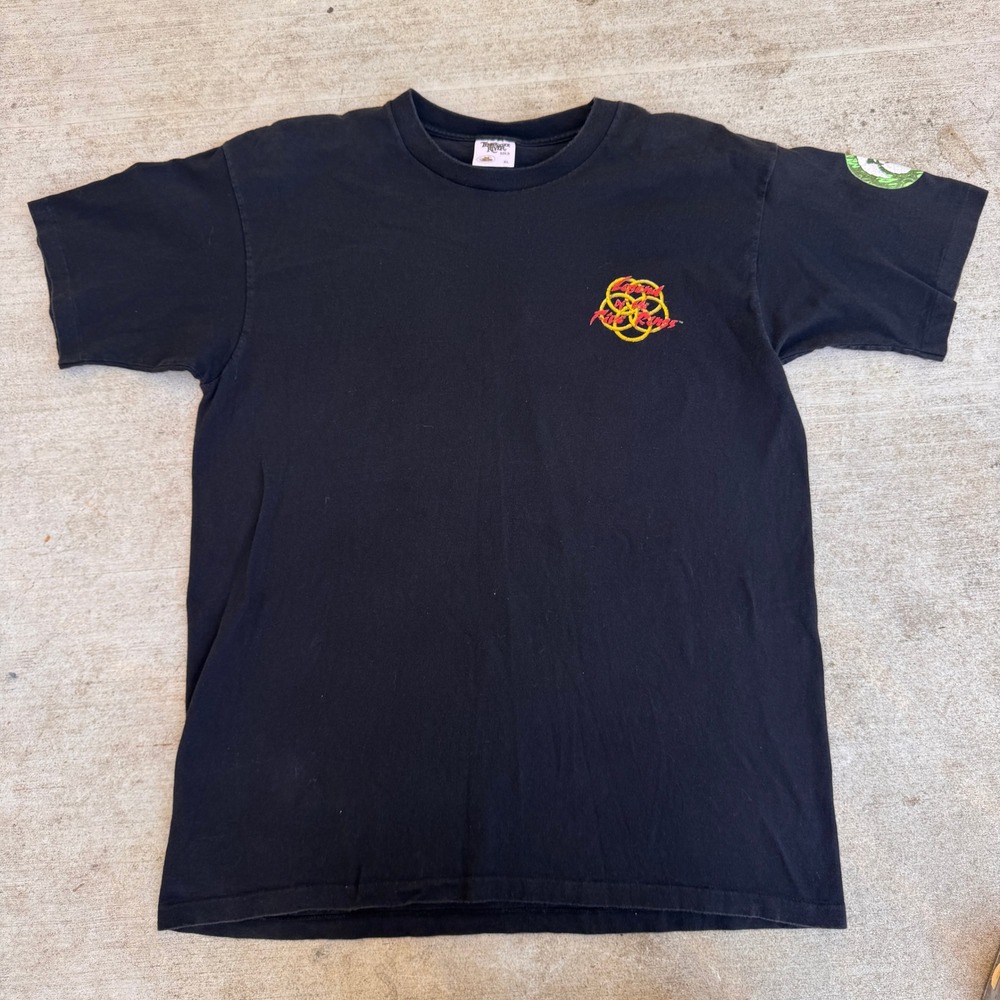 Vintage 90s Legend of the Five Rings T-Shirt Randy Elliot L5R Black XL Mens